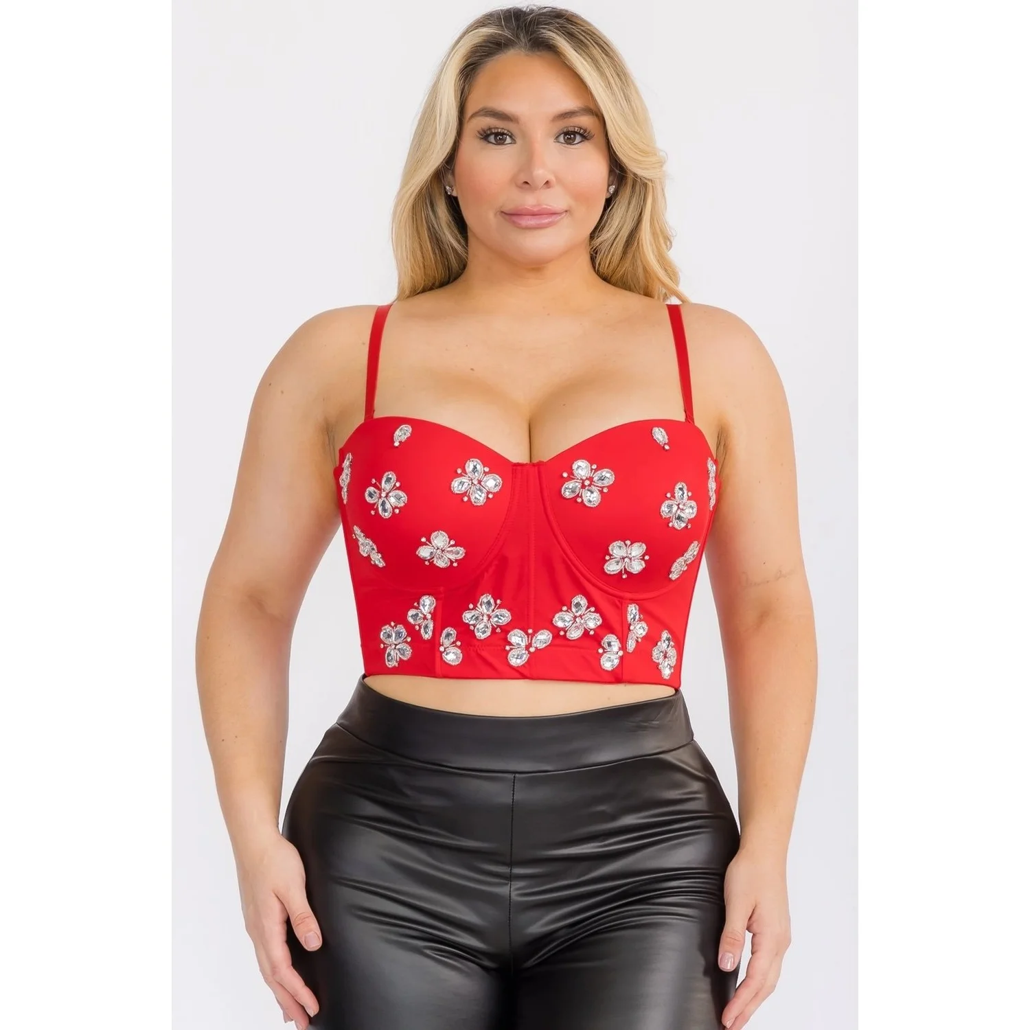 The Vivienne Rhinestone Bustier — HOUSE OF BOLDEN